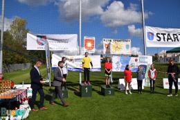 uroczystość wręczenia nagród dla uczestników biegu