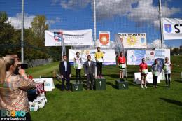 uroczystość wręczenia nagród dla uczestników biegu