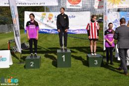 uroczystość wręczenia nagród dla uczestników biegu