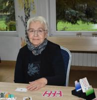 uczestniczka nocy bibliotek w Busku-Zdroju