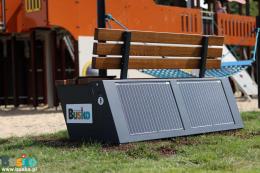 ławka solarna na terenie kompleksu #TężniaBusko