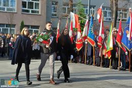 Uczestnicy obchodów Święta Niepodległości w Busku-Zdroju