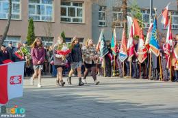 Uczestnicy obchodów Święta Niepodległości w Busku-Zdroju