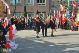 Uczestnicy obchodów Święta Niepodległości w Busku-Zdroju