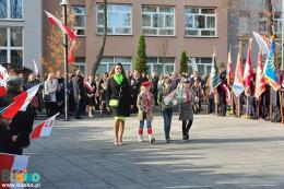 Uczestnicy obchodów Święta Niepodległości w Busku-Zdroju