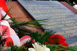 Tablica pamiątkowa przy pomniku Tadeusza Kościuszki