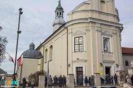 Uczestnicy obchodów Święta Niepodległości w Busku-Zdroju