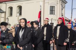 Uczestnicy obchodów Święta Niepodległości w Busku-Zdroju