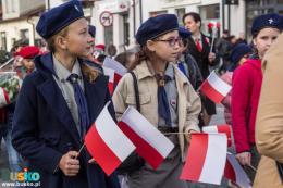 Uczestnicy obchodów Święta Niepodległości w Busku-Zdroju