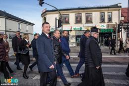 Uczestnicy obchodów Święta Niepodległości w Busku-Zdroju