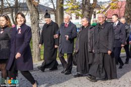 Uczestnicy obchodów Święta Niepodległości w Busku-Zdroju