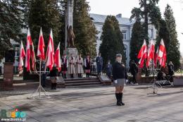 Uczestnicy obchodów Święta Niepodległości w Busku-Zdroju