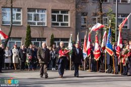 Uczestnicy obchodów Święta Niepodległości w Busku-Zdroju
