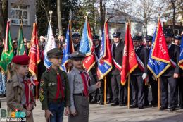 Uczestnicy obchodów Święta Niepodległości w Busku-Zdroju