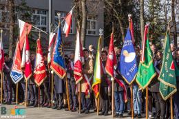 Uczestnicy obchodów Święta Niepodległości w Busku-Zdroju