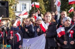 Uczestnicy obchodów Święta Niepodległości w Busku-Zdroju
