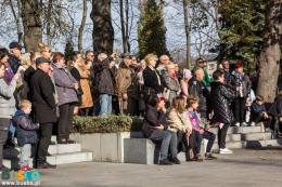 Uczestnicy obchodów Święta Niepodległości w Busku-Zdroju