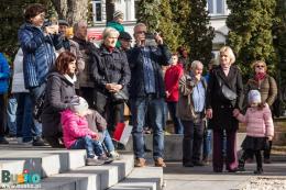Uczestnicy obchodów Święta Niepodległości w Busku-Zdroju