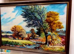 Prace wystawione podczas wystawy Przeglądu Plastyki Ponidzie 2022