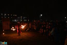 Mikołajkowy pokaz ogni i iluminacji przed BSCK