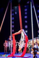 Pokaz akrobatyczny na scenie BSCK