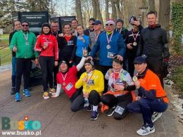 uczestnicy Biegu Sylwestrowego
