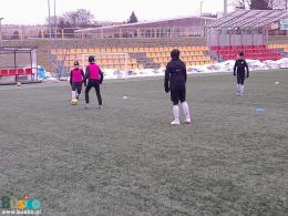 Trening drużyny Bruk-Bet Termalika Nieciecza. 