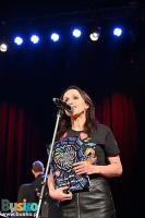 Przy mikrofonie prowadząca Finał Anna Stępień