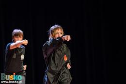 Pokaz Kung Fu na scenie