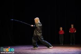 Pokaz Kung Fu na scenie