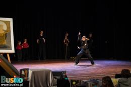 Pokaz Kung Fu na scenie
