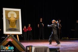 Pokaz Kung Fu na scenie