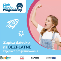 Klub Młodego Programisty -plakat