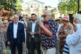 Odsłonięcie Słoneczka Jacka Cygana