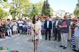 Odsłonięcie Słoneczka Jacka Cygana