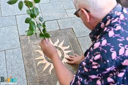 Odsłonięcie Słoneczka Jacka Cygana