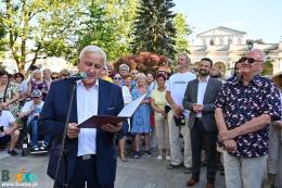 Odsłonięcie Słoneczka Jacka Cygana