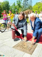 Odsłonięcie Słoneczka Krystiana Tkaczewskiego