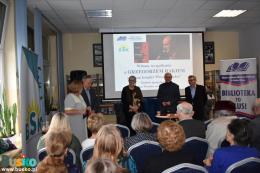 Goście spotkania w bibliotece