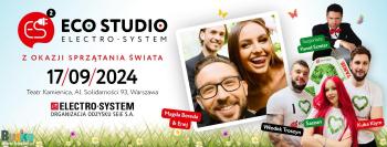 zdjęcie przedstawia zaproszenie na Eco Studio Electro-System - jubileuszowa edycję akcji sprzątania świata   