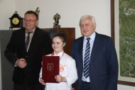 Natalia Paździor zdobywczyni tytułu MasterChef Junior z wizytą u Burmistrza